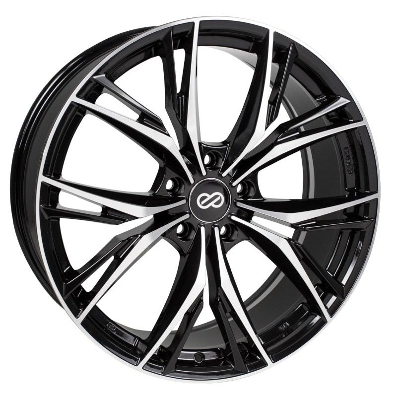 Enkei ONX 20×8.5 5×114.3 40mm Offset 72.6mm Bore Black Machined Wheel