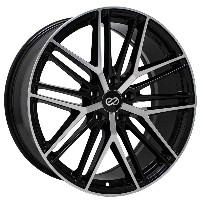 Enkei Phantom 18×8 5×108 40mm Offset 72.6mm Bore Black Machine Wheel