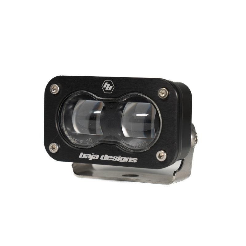 Baja Designs 21-22 Ford Bronco w/Steel Bumper S2 SAE Sportsmen Fog Pkt Light Kit w/Upfitter – Clear