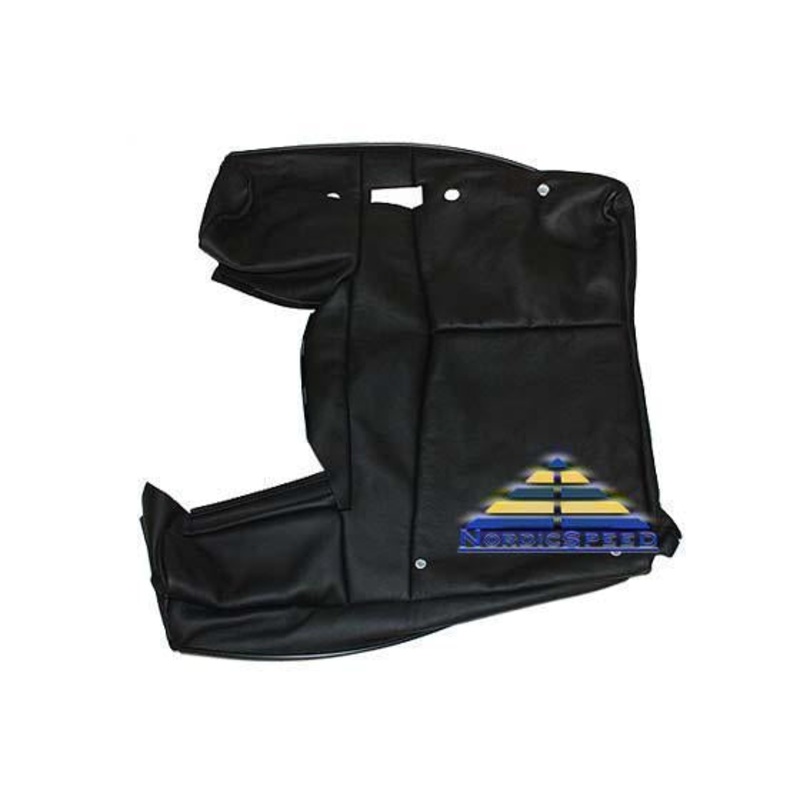 Leather Seat Cover B50/B51/K50 Black Rear LH Driver Side Backrest OEM SAAB