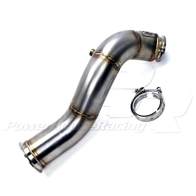 PHR 4.0″ Stainless Mandrel Bent Downpipe  – Manifold and turbine Specific