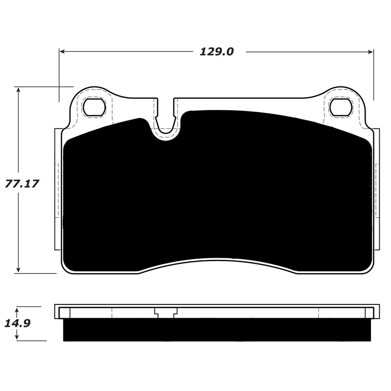 Porterfield Brake Pads for 2012 AUDI TT Quattro- TTRS