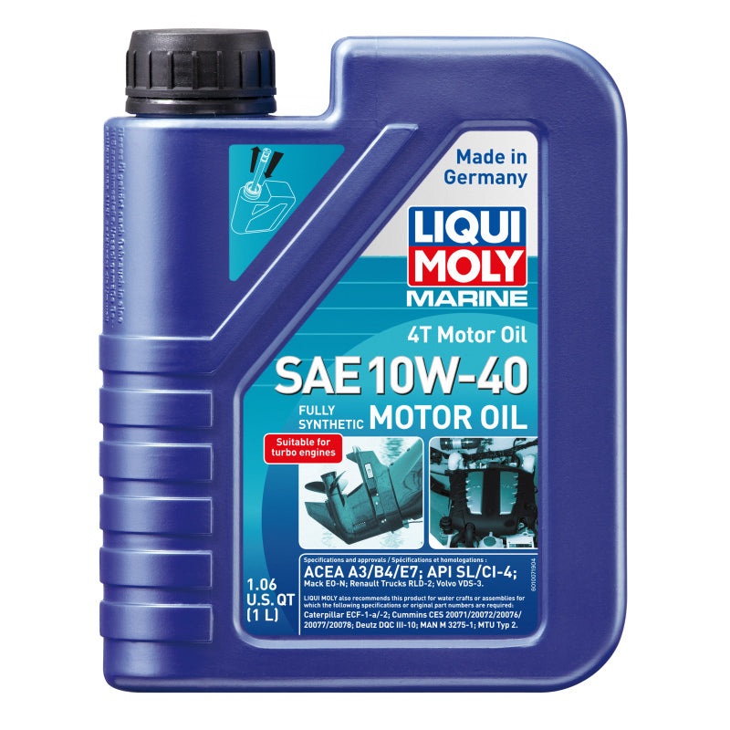 LIQUI MOLY 1L Marine 4T Motor Oil SAE 10W40