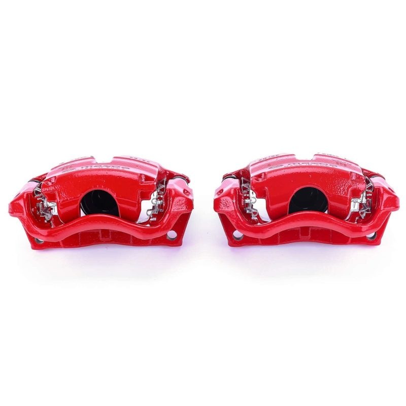 Power Stop 14-18 Mazda 3 Front Red Calipers w/Brackets – Pair