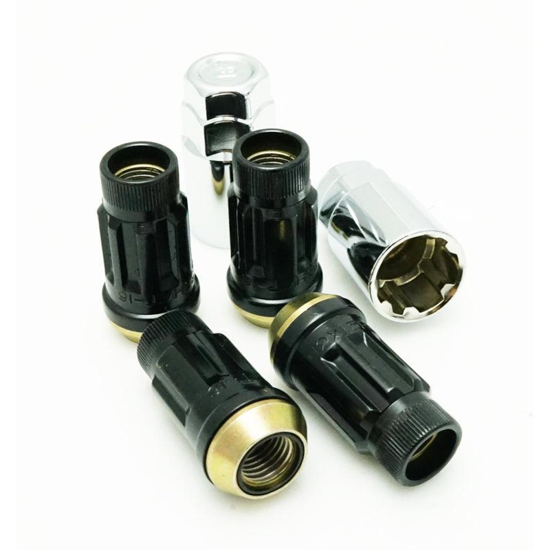 Wheel Mate Muteki SR45R Lock Set 12×1.25 – Black (4pcs)