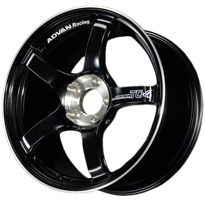 Advan TC-4 Special Edition Wheel – 18×8.5 +45 | 5×114.3 | Racing Gloss Black & Diamond Cut