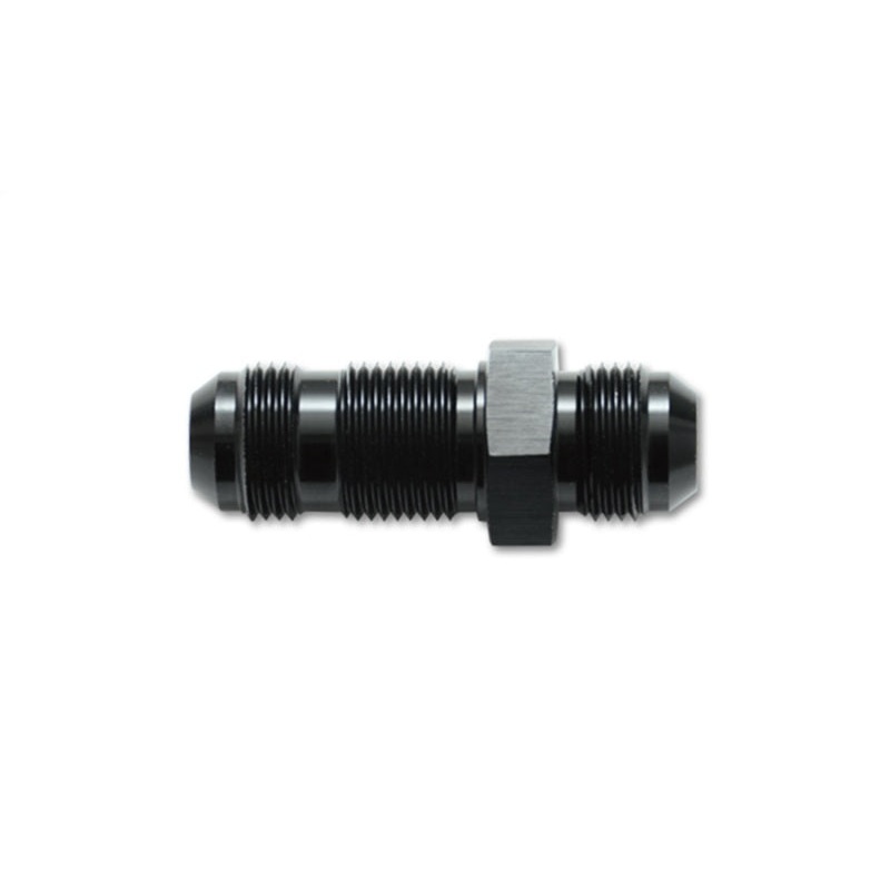 Vibrant -3AN Flare Straight Bulkhead Adapter Fitting – Aluminum