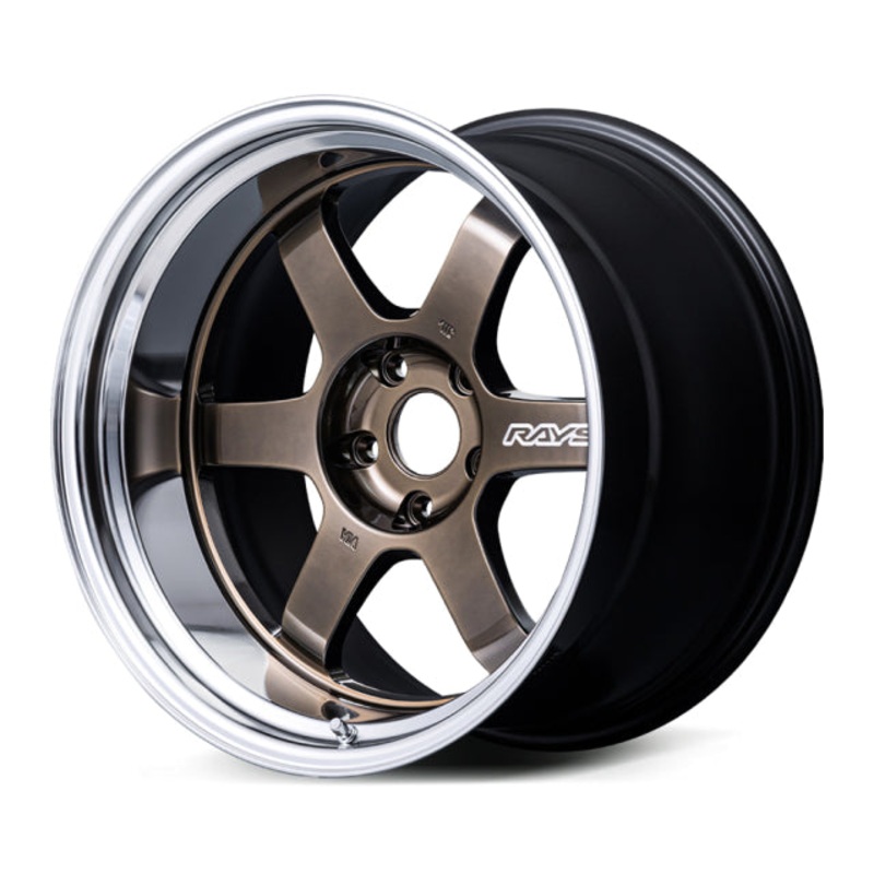 Volk Racing TE37V spec-SR Wheel  – 18×10.5 +22 | 5×120 | Shining Bronze Metal w/ FDMC Rim