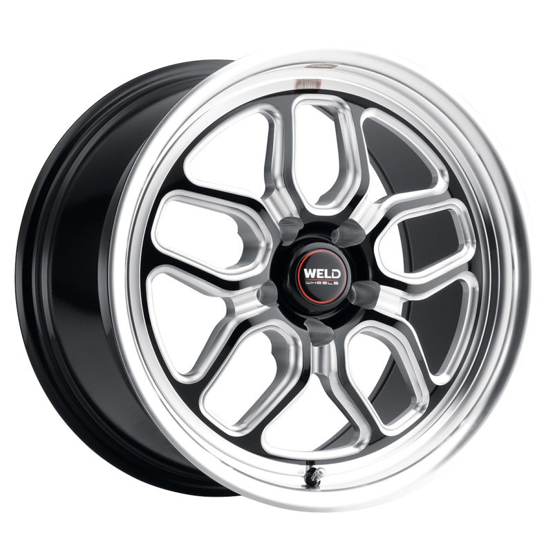 Weld Racing 17×10 Laguna Drag Wheel 5×127 ET38 BS7.00 Gloss BLK MIL DIA 71.5
