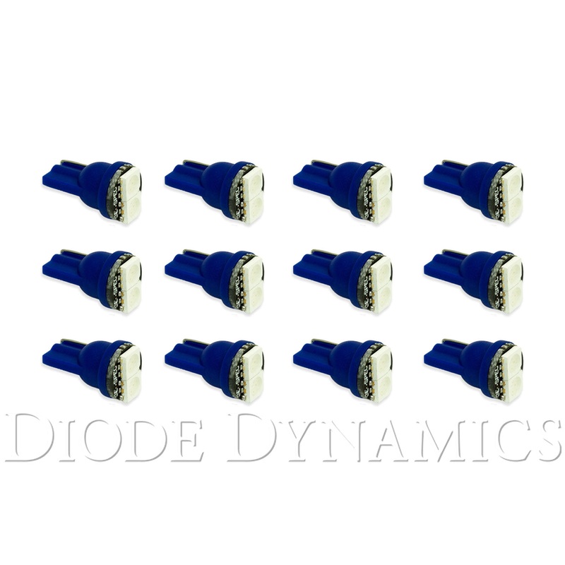 194 LED Bulb SMD2 LED Blue Set of 12 Diode Dynamics