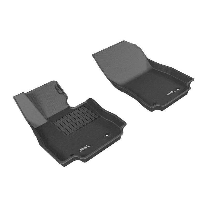 3D MAXpider 2016-2020 Toyota/Scion Yaris/Yaris Ia/Ia Kagu 1st Row Floormat – Black