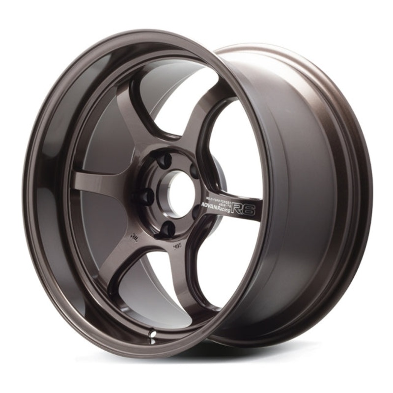 Advan Racing R6 Wheel – 18×8.5 +37 | 5×114.3 | Racing Copper Bronze
