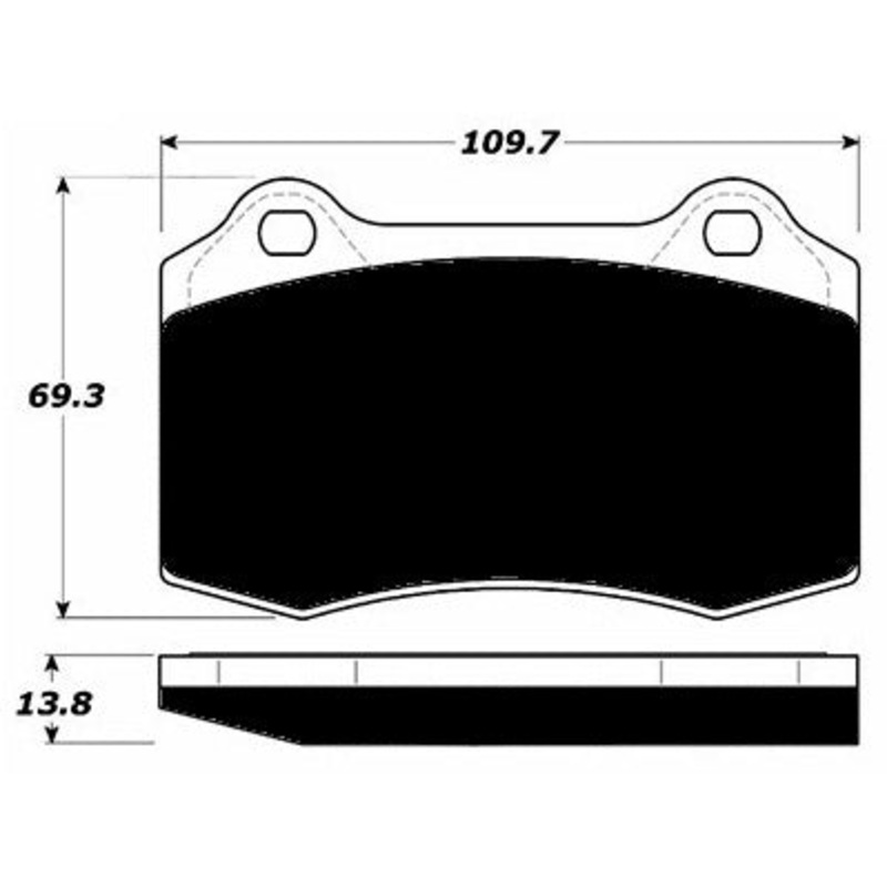 Porterfield Brake Pads for 2012 DODGE CHARGER SUPER BEE 6.4L HEMI SRT-8