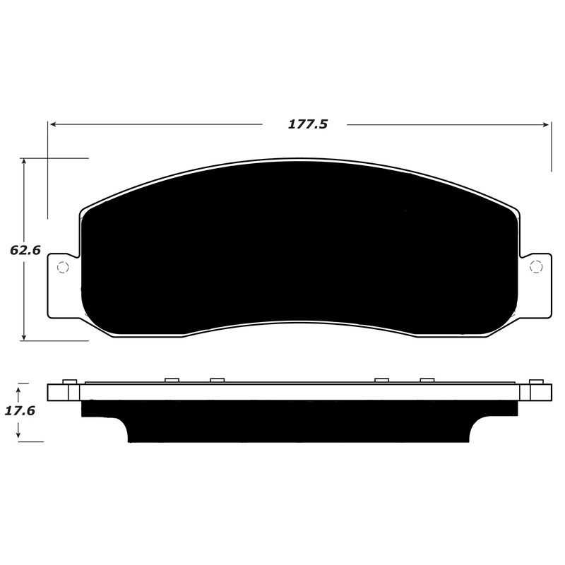 Porterfield Brake Pads for 2012 FORD F350 1 Ton 4WD SRW