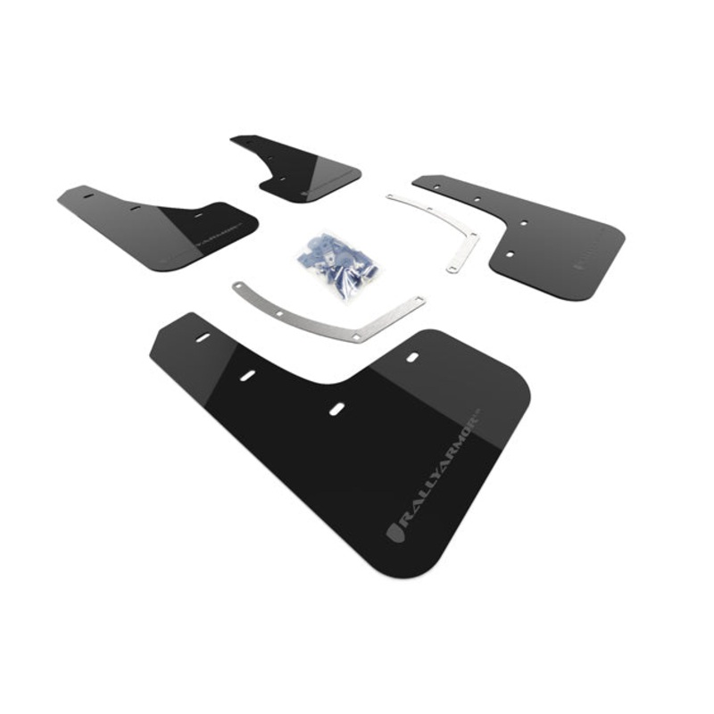 Rally Armor UR Mudflaps Black w/ Grey Logo – 2019-2022 Ascent