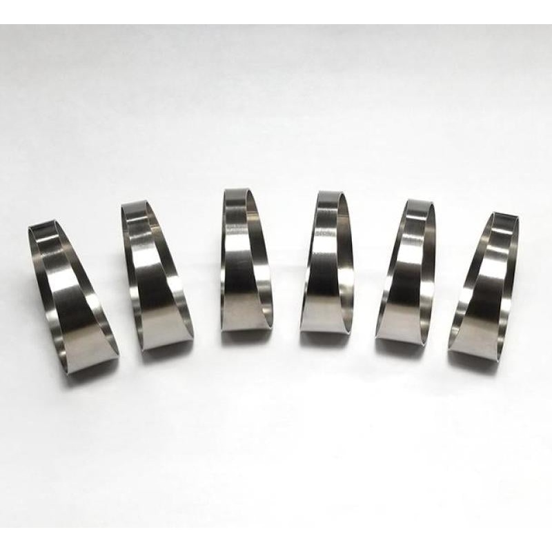Ticon Industries 1.50in 7.5 Degree 1D/1.5in CLR Tight Radius 1mm Wall Titanium Pie Cuts – 6pk