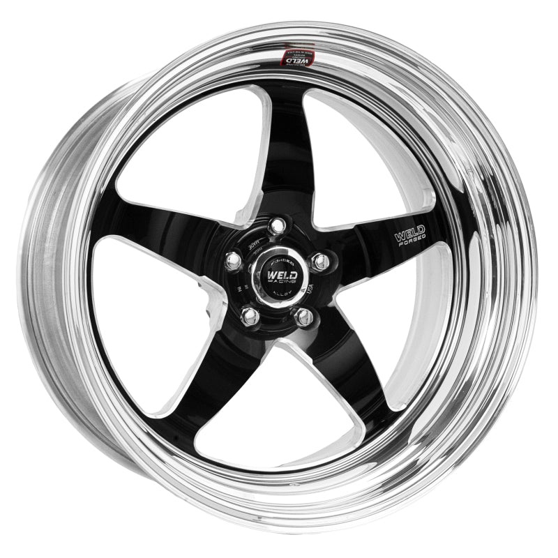 Weld S71 20×7 / 5x115mm BP / 4.3in. BS Black Wheel (High Pad) – Non-Beadlock