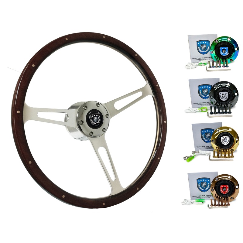 1997-04 Porsche Boxster (986 Manual) Steering Wheel Kit | Deluxe Espresso Wood | ST3553A