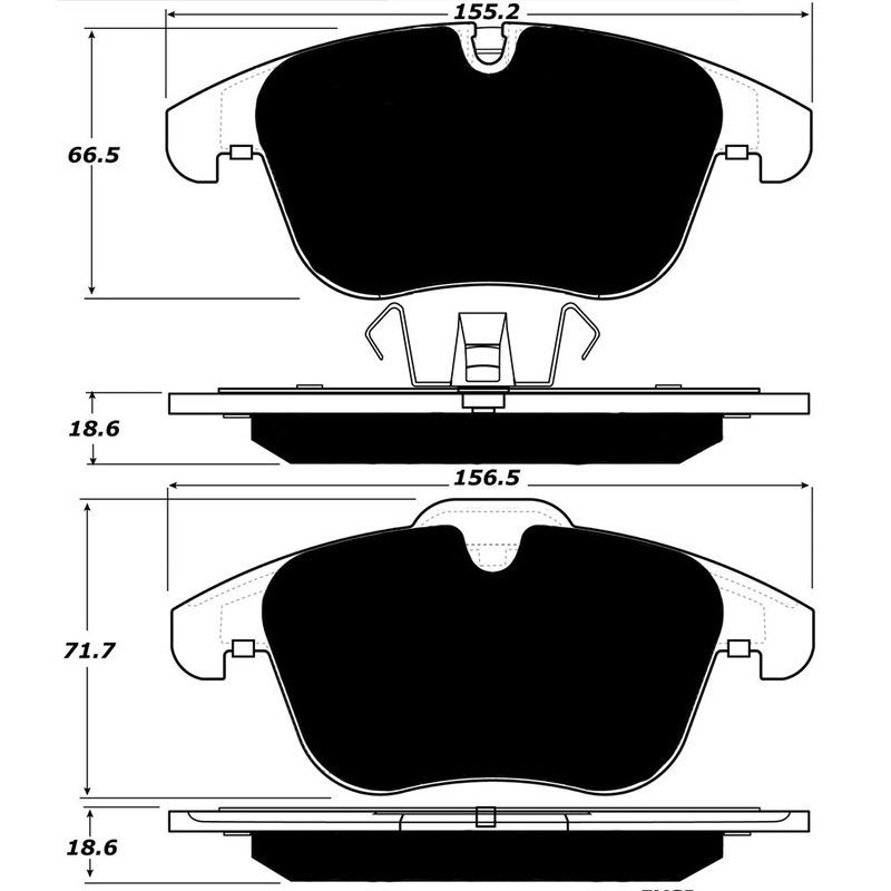 Porterfield Brake Pads for 2007 JAGUAR XJ 8