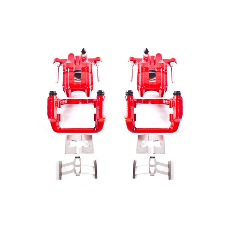 Power Stop 01-03 Acura CL Rear Red Calipers w/Brackets – Pair