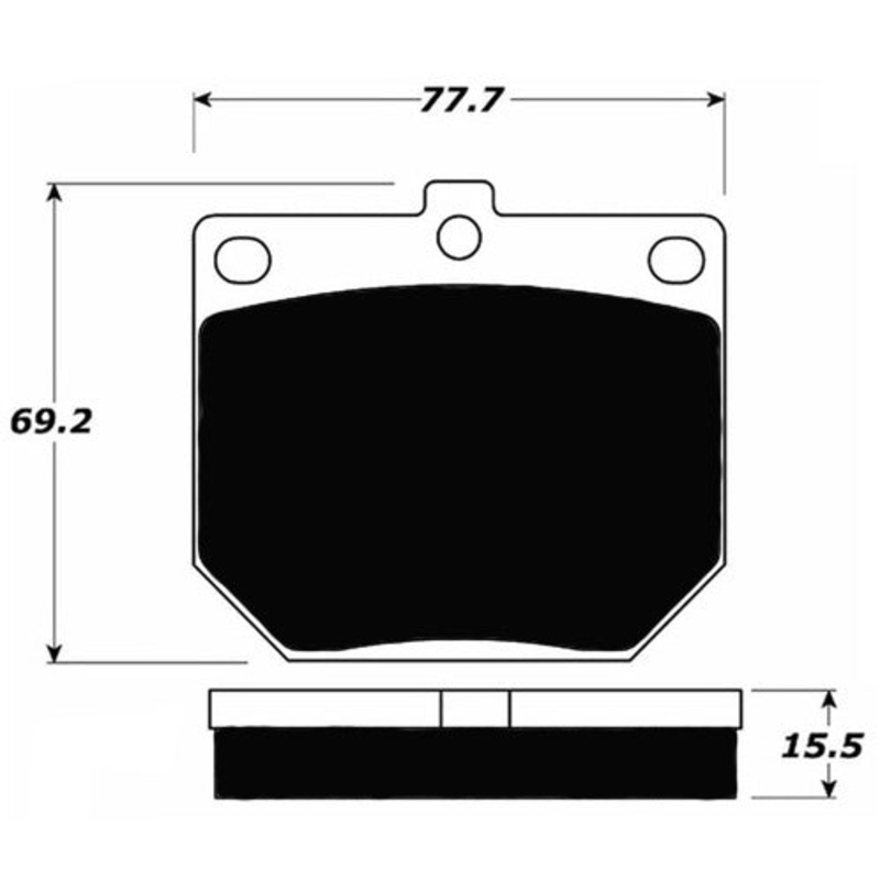 Porterfield Brake Pads for 1974 TRIUMPH GT 6