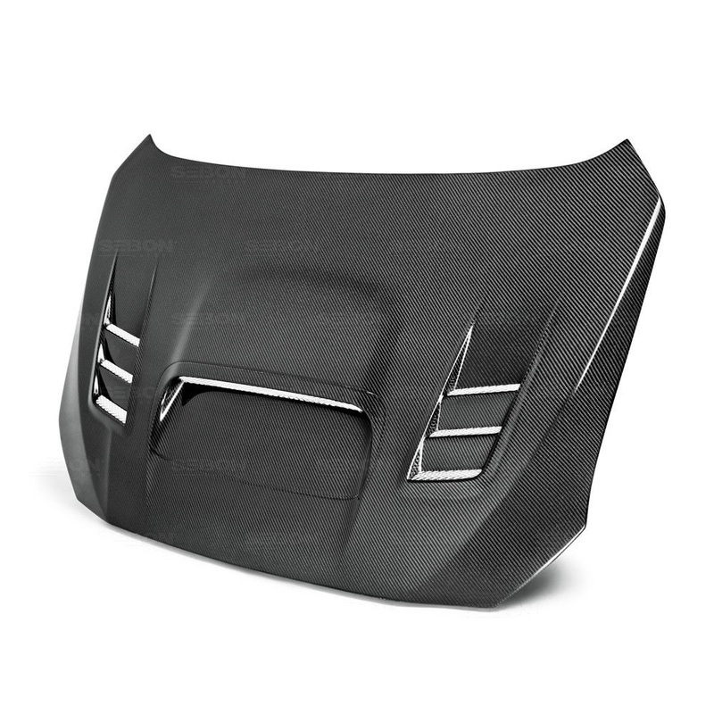 Seibon CW-Style Carbon Fiber Hood – 15-21 WRX/STI | HD15SBIMP-CW