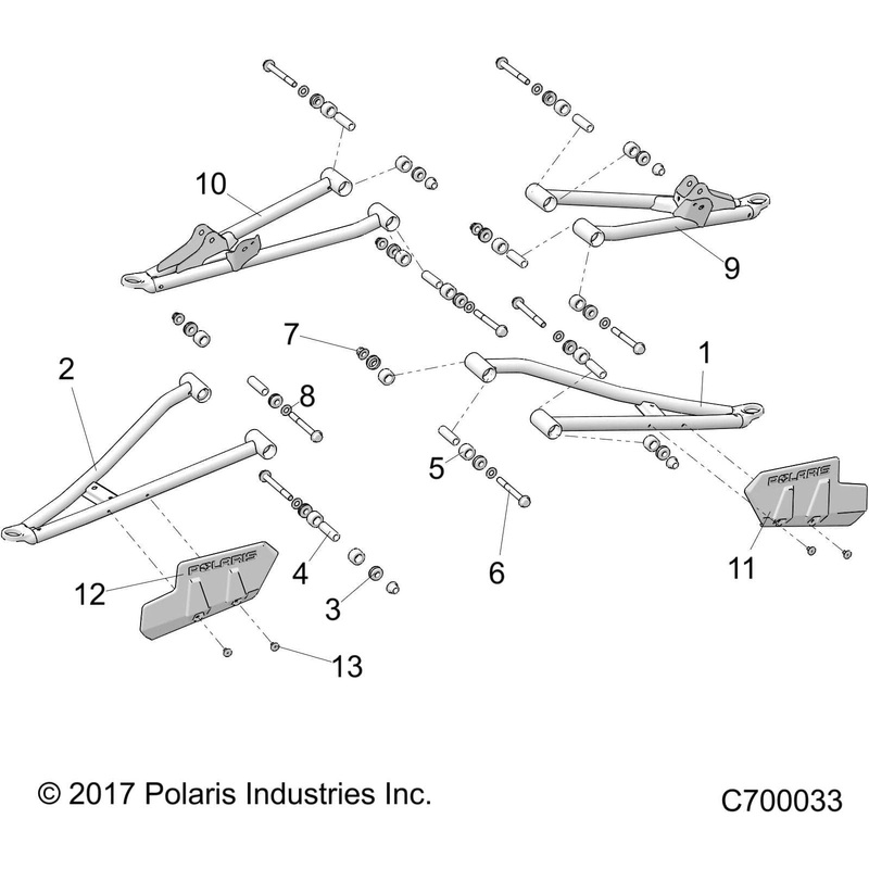 Weld-A-Arm,Frt,Lower,Rh,Brg Met by Polaris