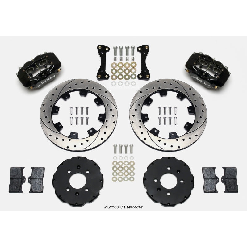 Wilwood Forged Dynalite Front Hat Kit 12.19in Drilled 94-01 Honda/Acura w/262mm Disc