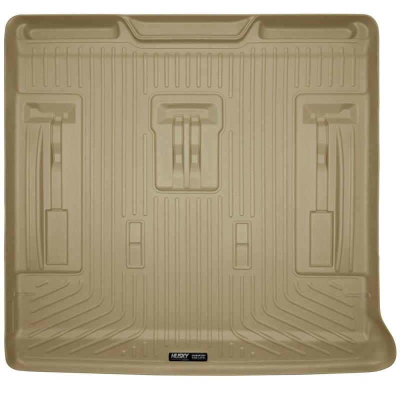 Husky Liners 07-13 GM Escalade/Suburban/Yukon WeatherBeater Tan Rear Cargo Liners