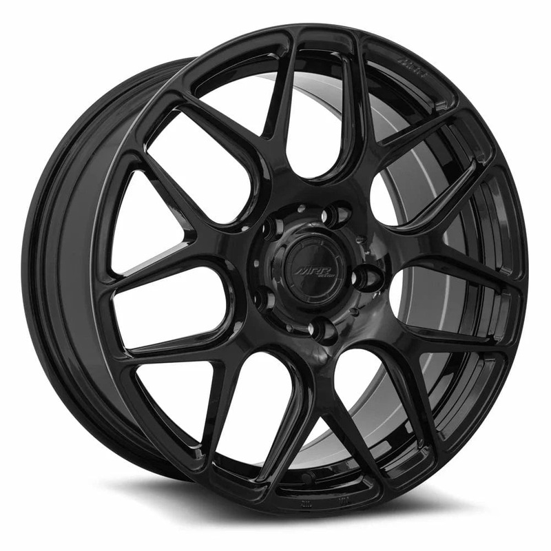 MRR FS1 20″ 5×100 up to 5×130 Gloss Black (Custom Drilled)