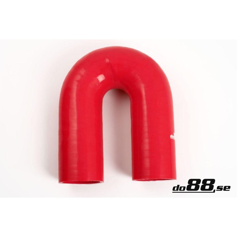 Silicone Hose Red 180 degree 2,25” (57mm)