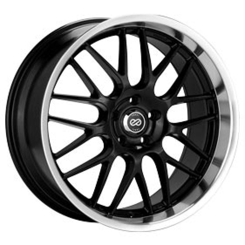 18×8.0 Enkei Lusso Black w/ Machine Lip / 5×120 / 40mm / 72.6 CB