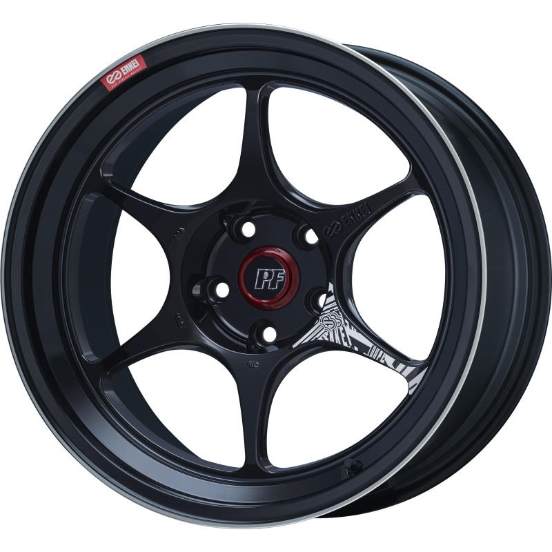 Enkei PF06 18×10.5 5×114.3 45mm Offset 75mm Bore Black Machined