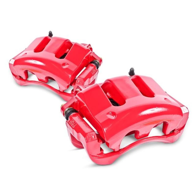 Power Stop 13-17 Honda Accord Rear Red Calipers w/Brackets – Pair