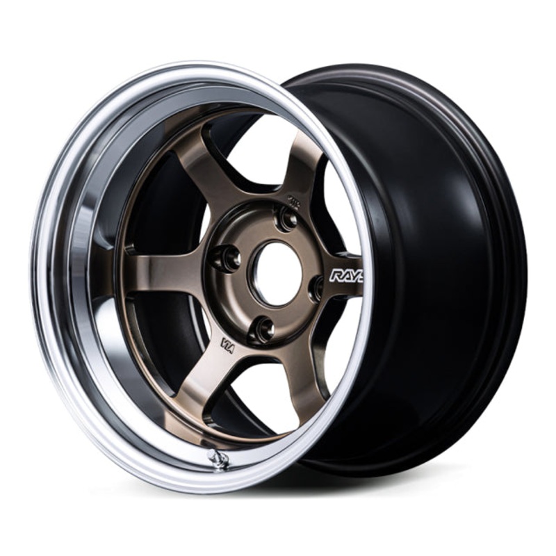 Volk Racing TE37V spec-SR Wheel  – 16×8.5 +10 | 4×114.3 |Shining Bronze Metal w/ FDMC Rim