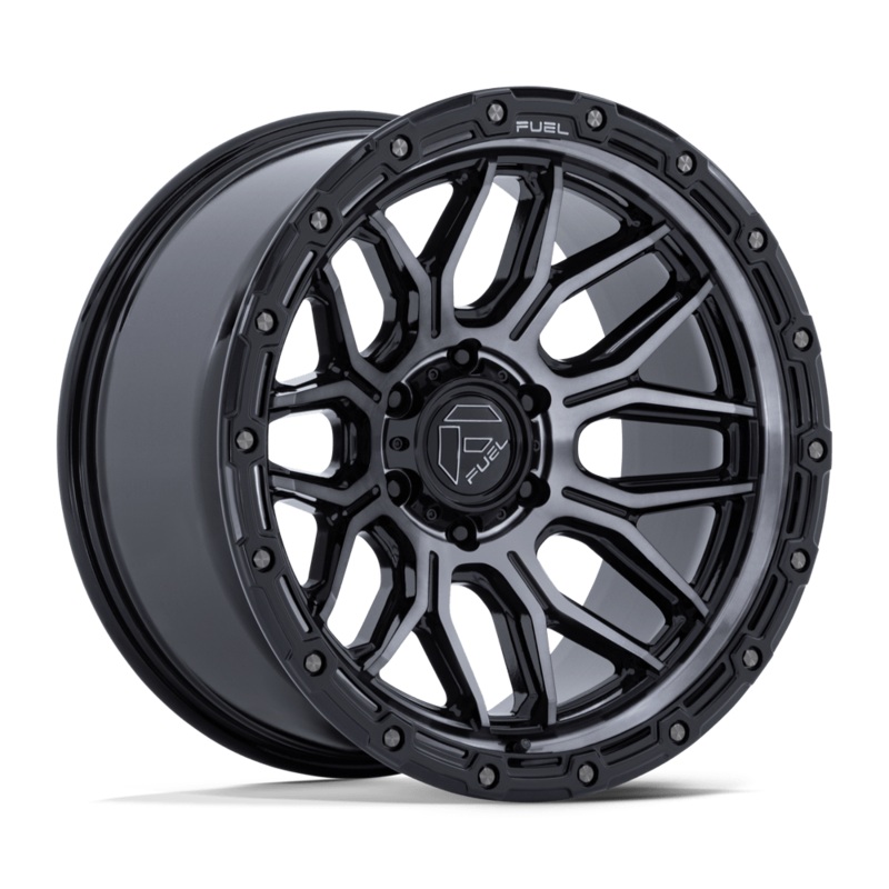 Fuel Wheels FC881 Surge 17″ 6×135 Gloss Black Machined W/ Gray Tint