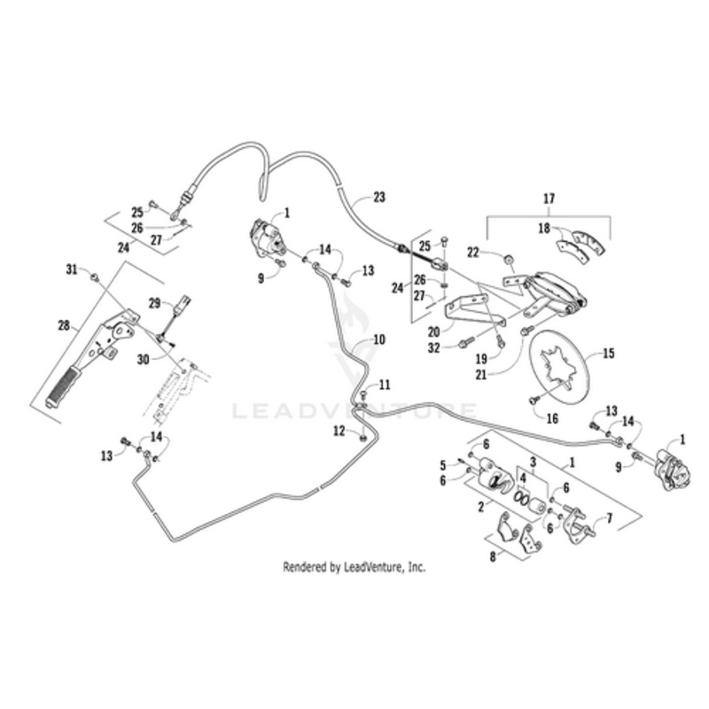 Mounting Bracket – Cable by Arctic Cat