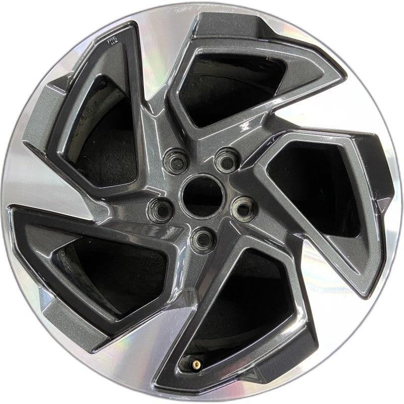 18″ XV CROSSTREK 24 18×7 alloy angled spoke machined face with pockets Original OEM Wheel Rim