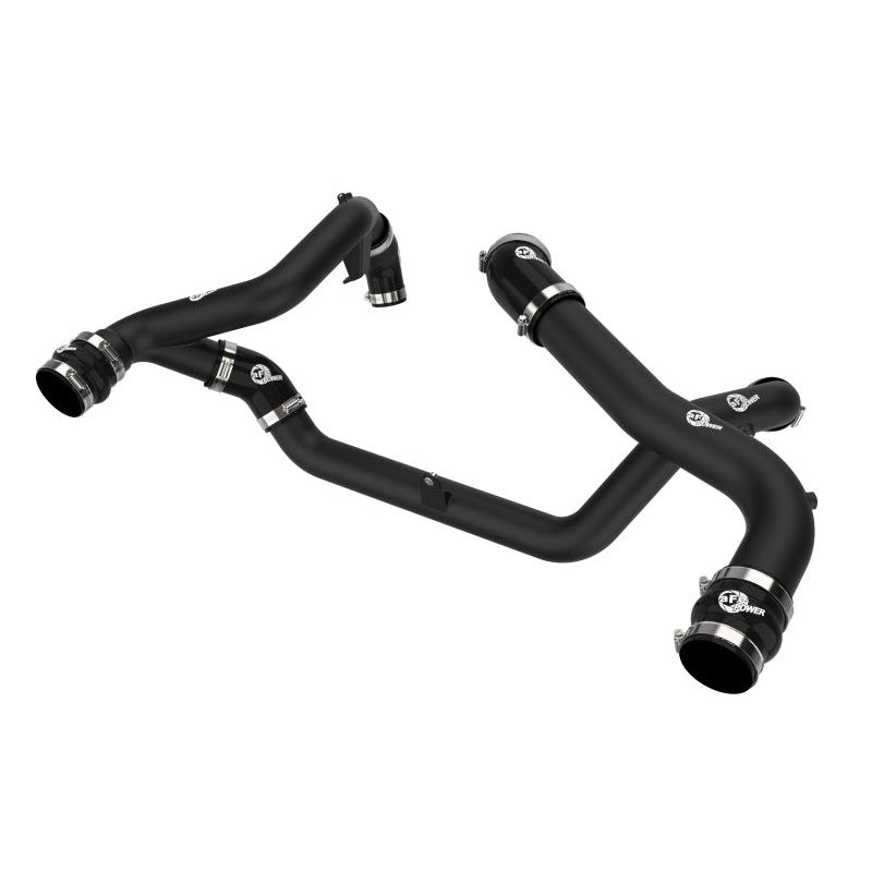 aFe 22-23 Ford Explorer BladeRunner Aluminum Hot and Cold Charge Pipe Kit – Blk