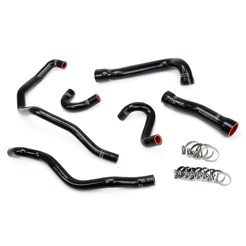 HPS Silicone Radiator + Heater Coolant Hose Kit | 2001 – 2006 BMW M3 (57-1543-BLK)