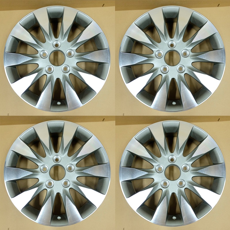 For Honda Civic OEM Design Wheel 16″ 16X6.5 Machined Grey 2009-2011 Set of 4 Replacement Rim