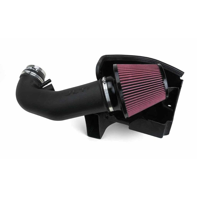 JLT 11-14 Ford Mustang GT Series 2 Black Textured Cold Air Intake Kit w/Red Filter – Tune Req