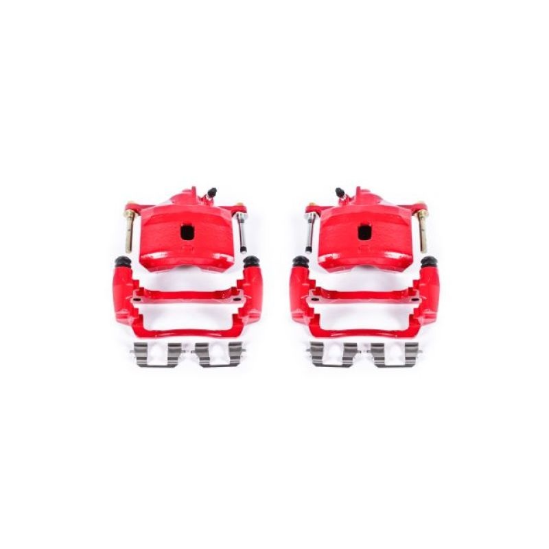Power Stop 97-00 Acura EL Front Red Calipers w/Brackets – Pair