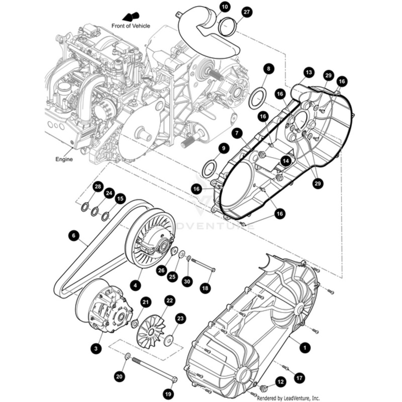 Clutch Assembly Tp-203-Hdi Cal by Arctic Cat