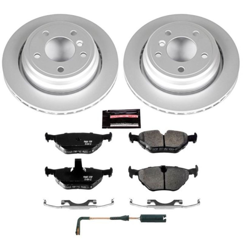PowerStop Power Stop 01-03 BMW 525i Rear Z23 Evolution Sport Coated Brake Kit