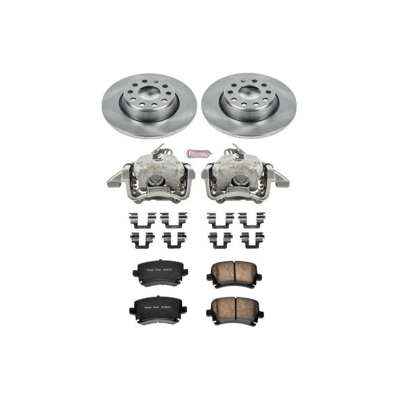 PowerStop Power Stop 06-09 Audi A3 Autospecialty Kit w/ Calipers – Rear