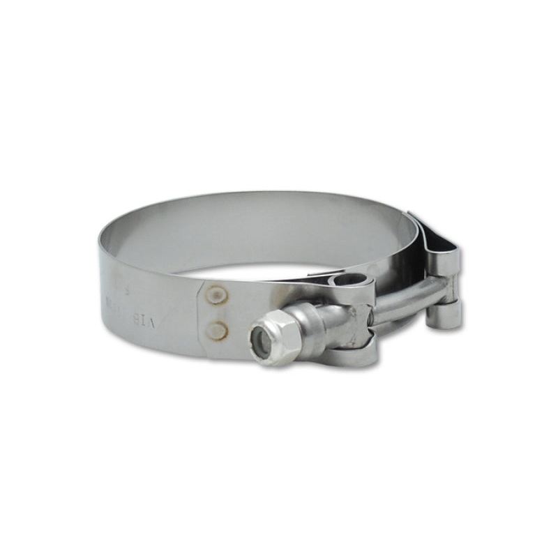 Vibrant SS T-Bolt Clamps Pack of 2 Size Range: 2.00in to 2.30in O.D. For use w/ 1.75in I.D. coupling