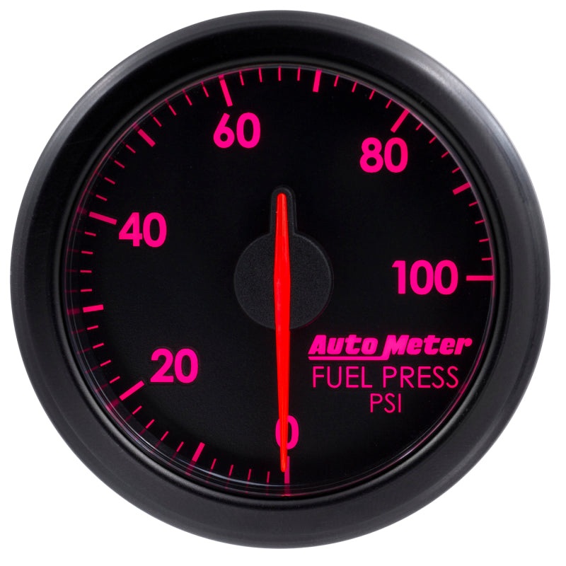 Autometer Airdrive 2-1/6in Fuel Pressure Gauge 0-100 PSI – Black
