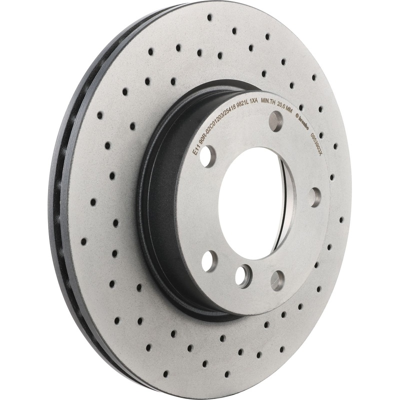XTRA Drilled Front Disc Brake Rotor – 09.5390.3X