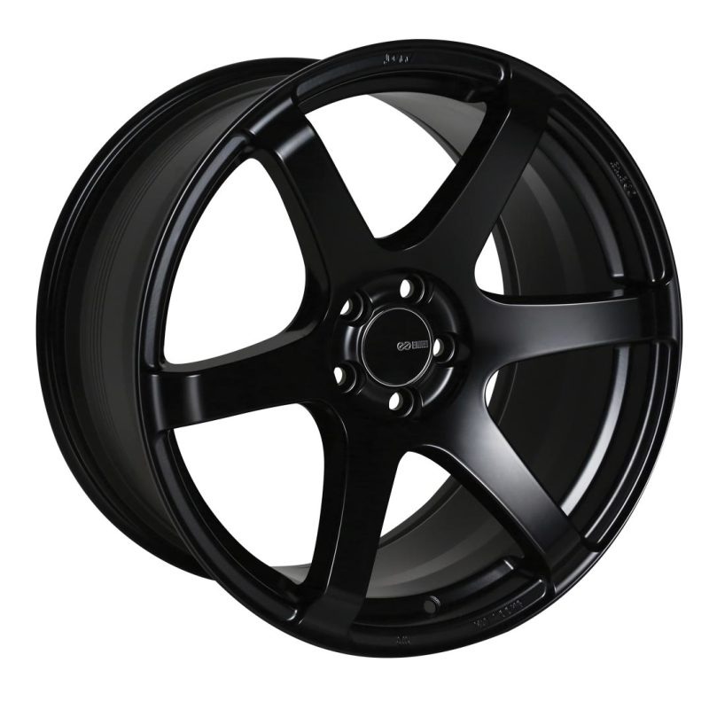 Enkei T6S 18×9.5 35mm Offset 5×120 Bolt Pattern 72.6 Bore Matte Black Wheel